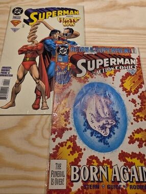 (SET OF 2) DC Comics - 90s Superman Comic Books